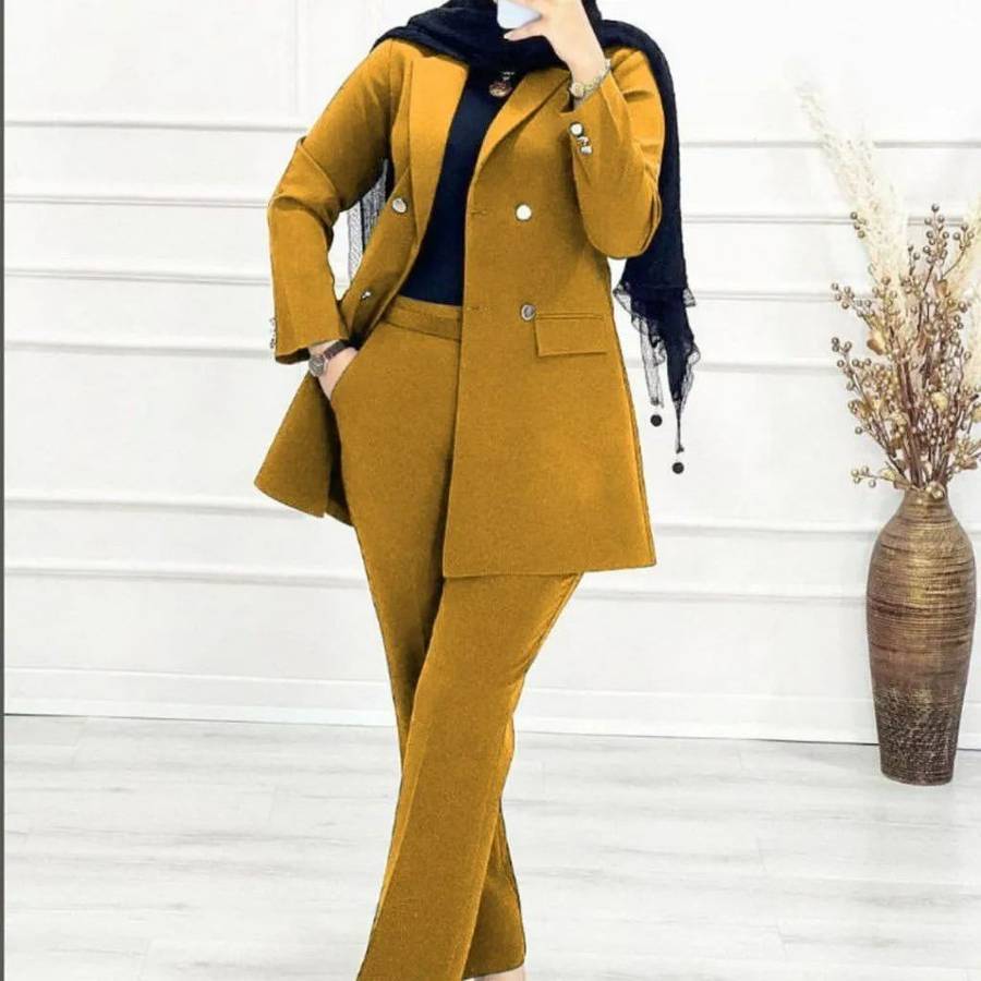 کت و شلوار زنانه شانزلیزه 