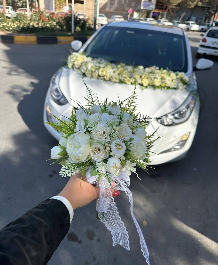 دسته گل عروس لاکچری 