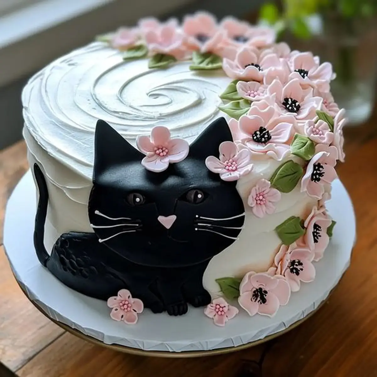 کیک تولد گربه ملوس 
