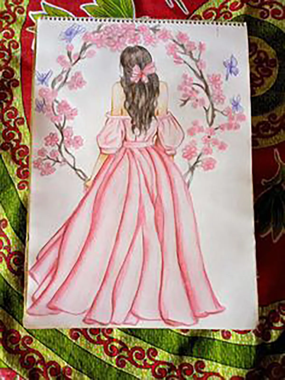 نقاشی کودکانه ساده