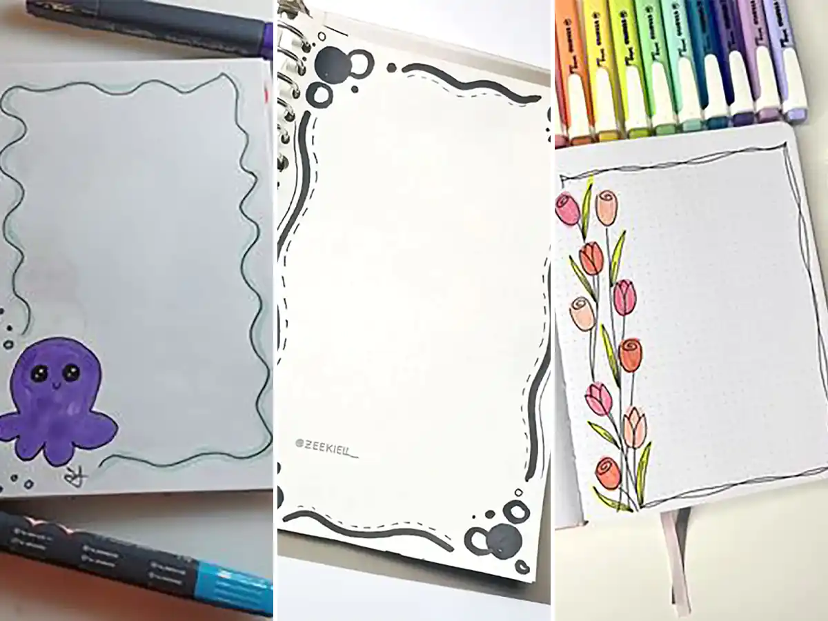 کادر دفتر مشق دخترانه