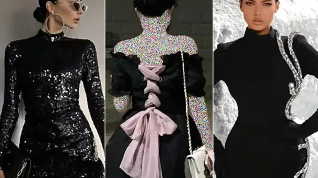 پیراهن عروسکی مشکی رنگ | مدل های شیک و جذاب پیراهن عروسکی برای مهمونی‌