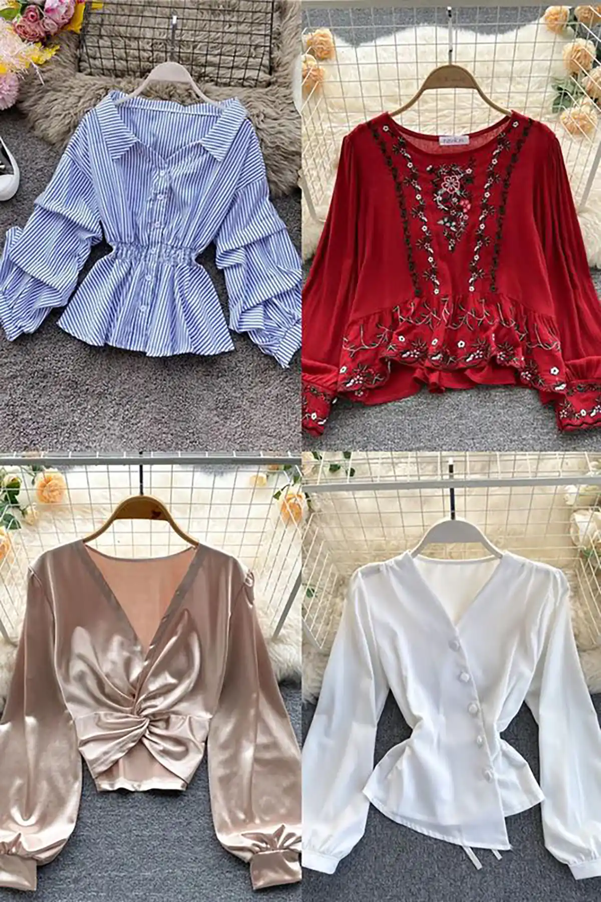شومیز ساتن ابریشم 
