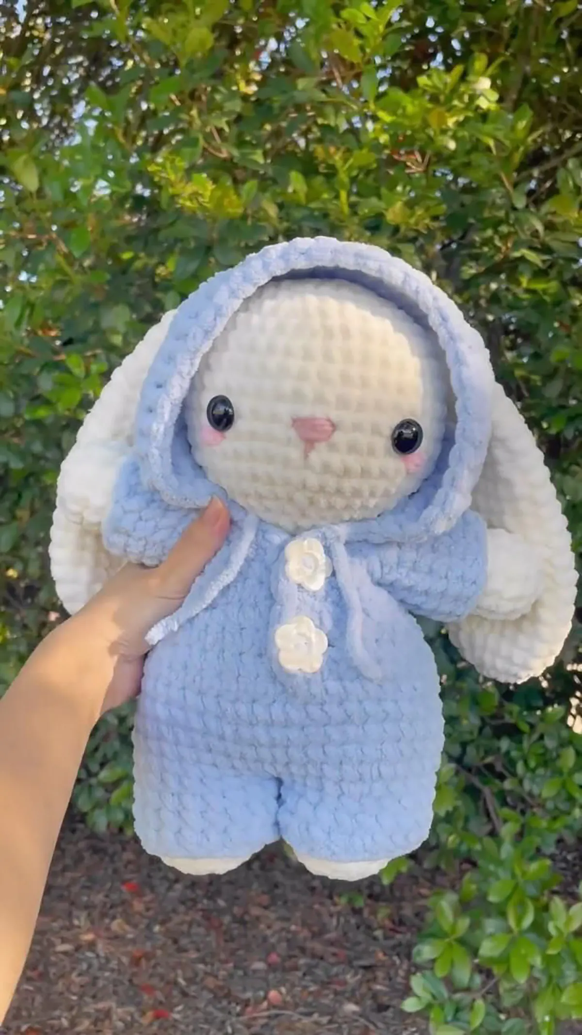 بافت عروسک خرگوش برای کودکان
