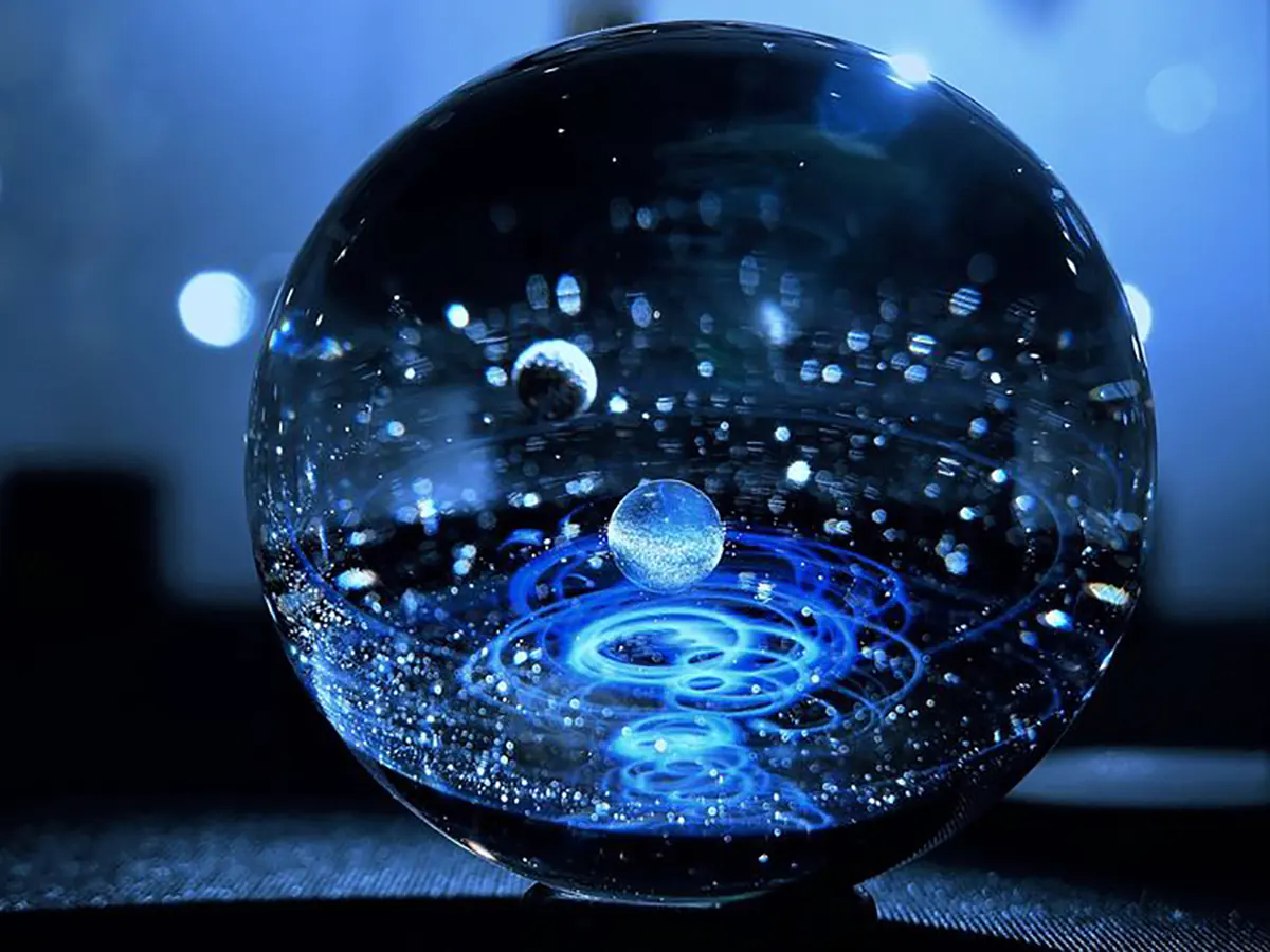 گوی برفی شیشه ای 