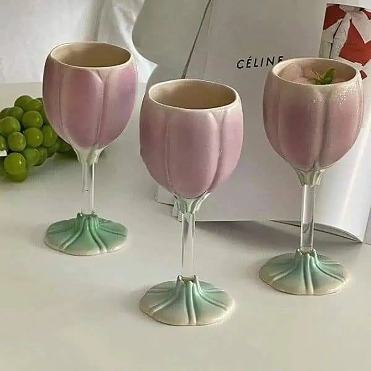 لیوان شربت خوری پایه دار