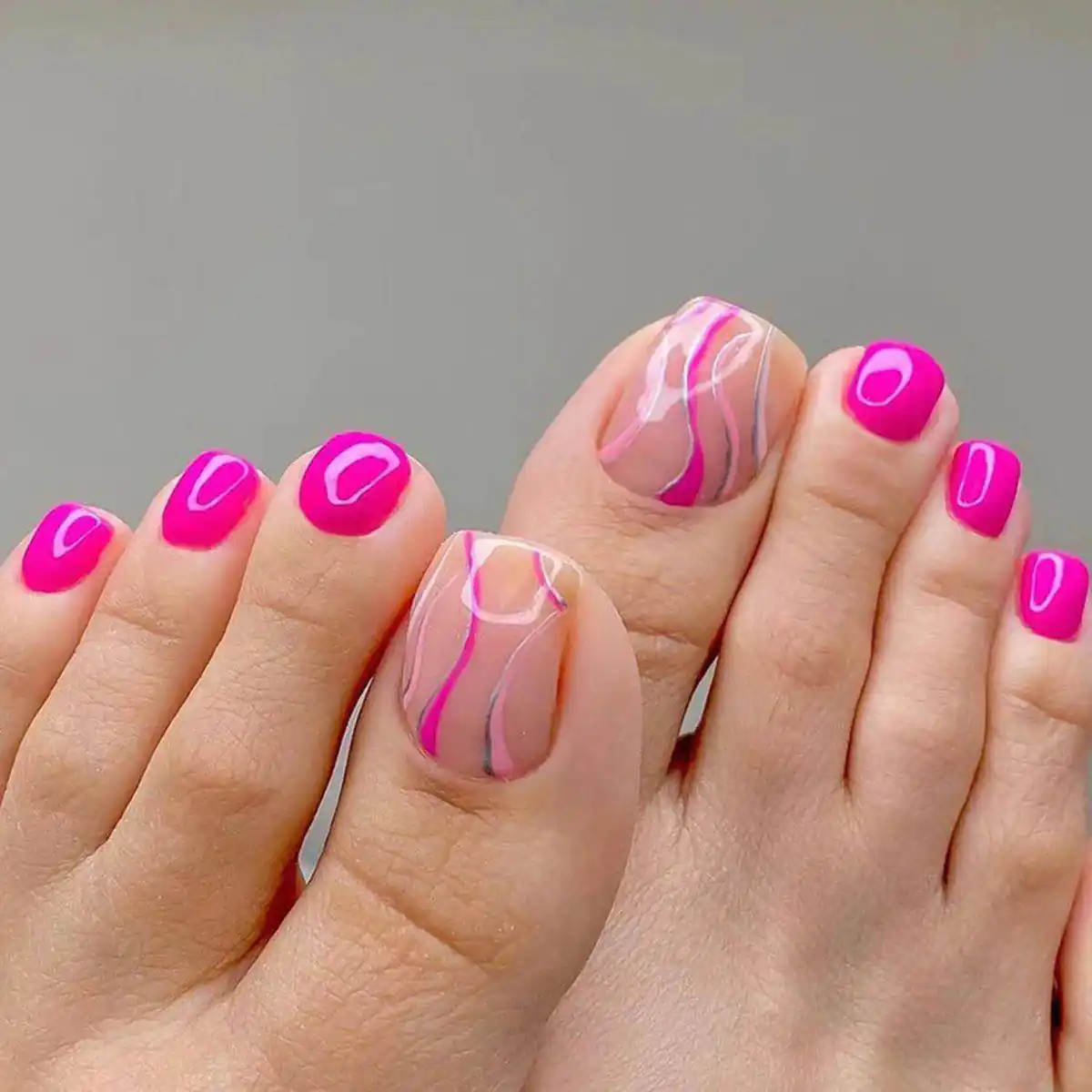 ایده ژلیش ناخن پا