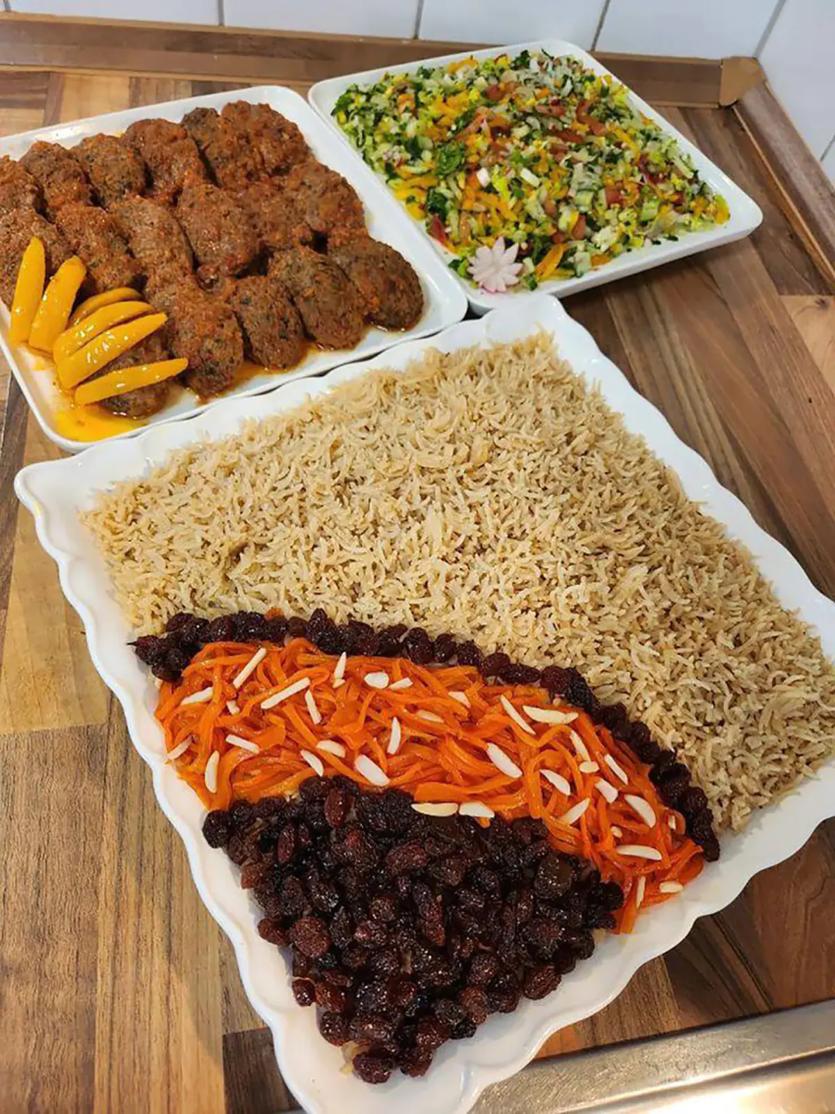 لیست غذا برای مهمانی شام
