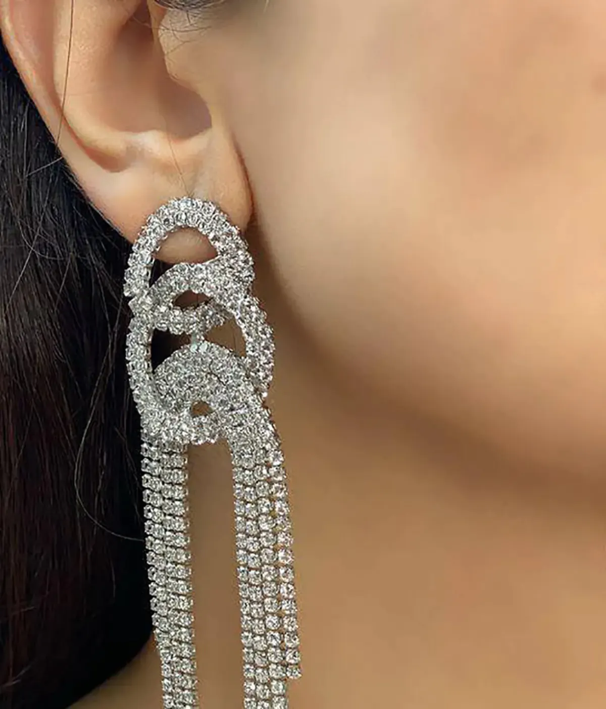 گوشواره آویز بلند مجلسی