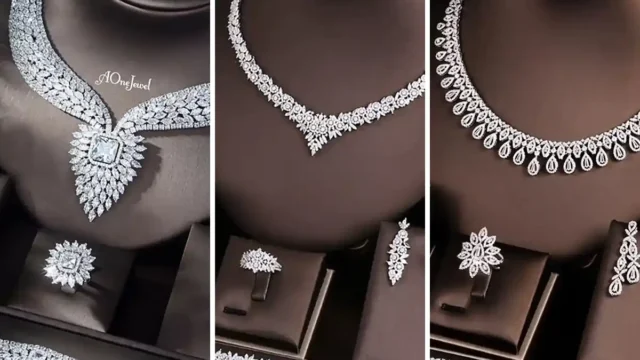 مدل سیرویس طلای سفید لاکچری | سرویس طلای سفید خاص برای عروسی