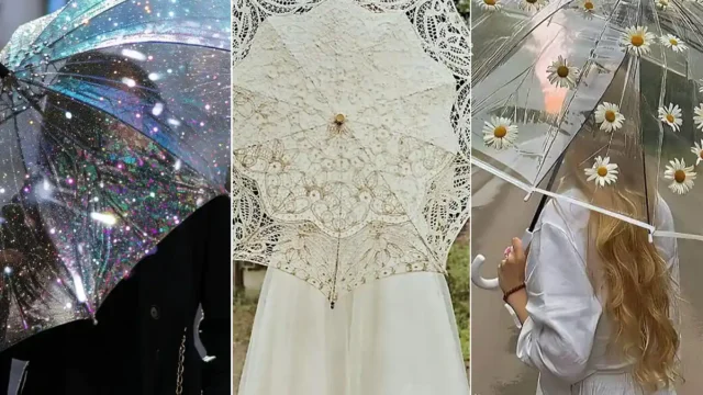 چتر فانتزی دخترانه | شیک‌ترین مدل‌ها برای روزای بارونی