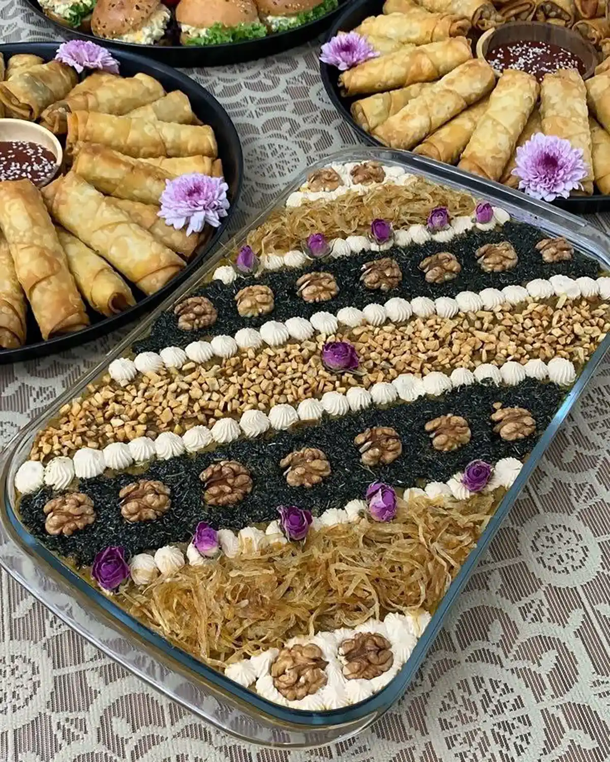 تزیین کشک بادمجون 
