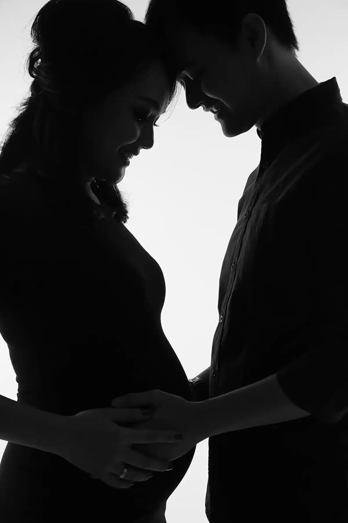ایده عکس بارداری با عکس سونوگرافی