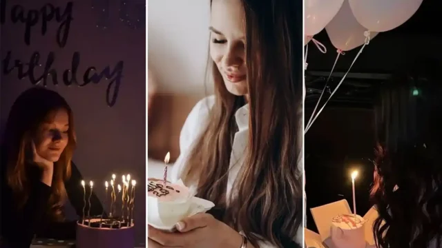 ایده عکس تولد دخترونه با ژست‌های رنگی و پر از احساس
