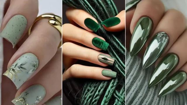 مدل لاک ناخن سبز خاص و متفاوت برای حال و هوای بهاری