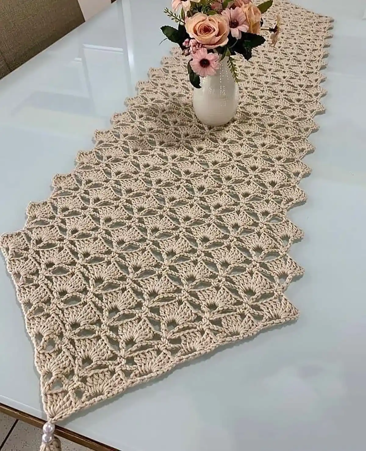 ایده رومیزی مکرومه