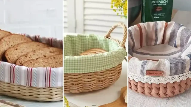 جدیدترین مدل‌های سبد نان و سبزی برای سفره‌های امروزی