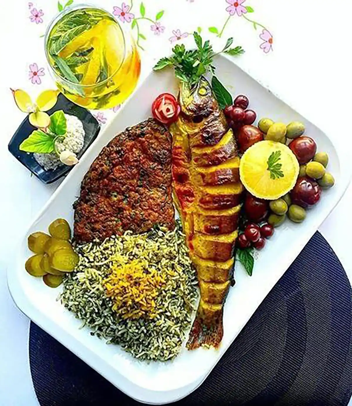 مدل تزیین ماهی 