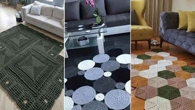 مدل قالیچه مکرومه انتخابیه شیک و گرم برای اونایی که دنبال حس دست‌ساز و طبیعت در دکور خونشون هستن