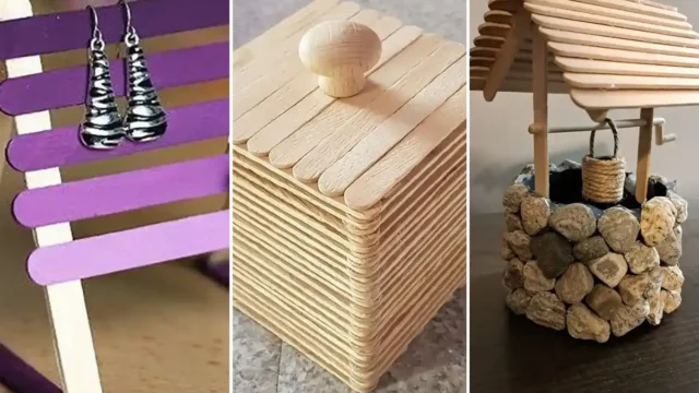کاردستی با چوب بستنی خونه‌ات رو خاص‌تر از همیشه کن