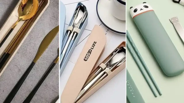 با داشتن یه جا قاشقی مسافرتی دیگه قاشق و چنگال‌هات با بقیه وسایل کیف قاطی نمی‌شن و همیشه در دسترسن