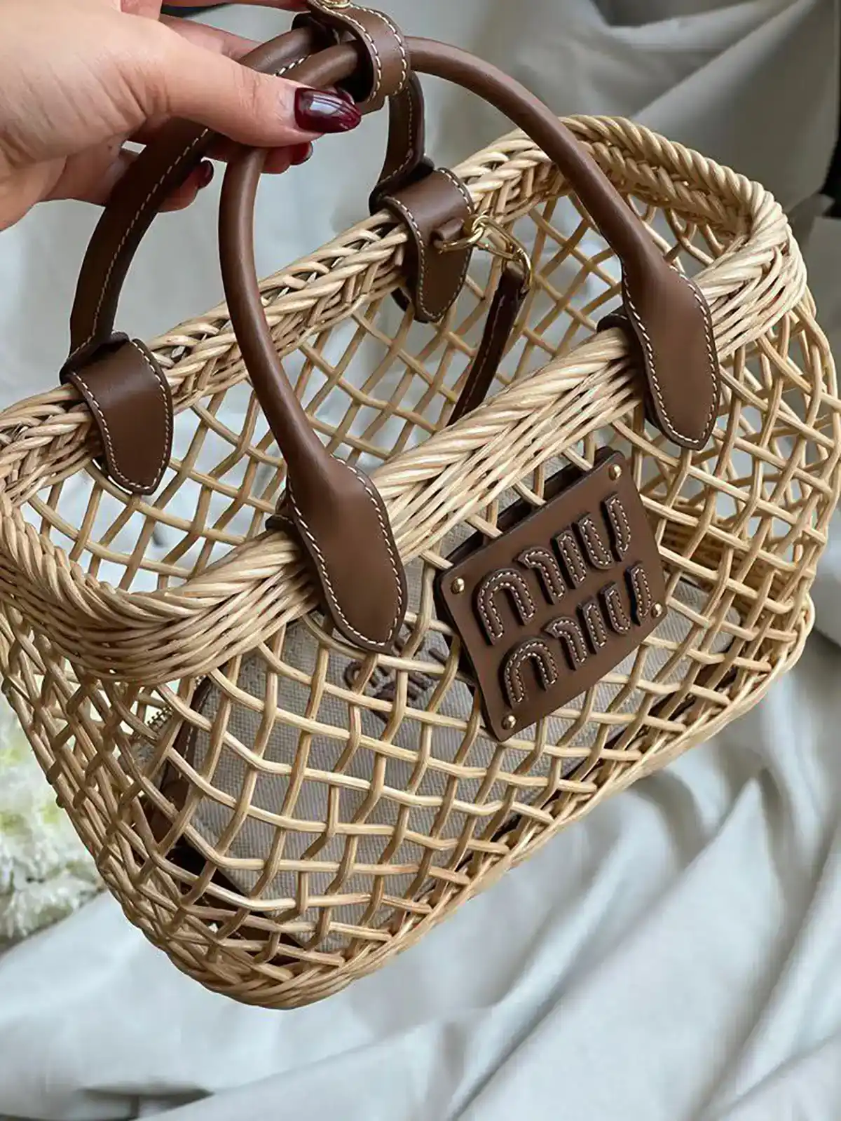 کیف حصیری جذاب