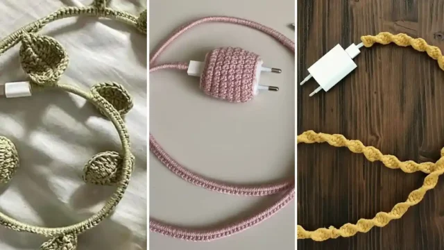 محافظ شارژر بافتنی برای حفظ طول عمر کابل شارژر شما +کالکشن تصاویر