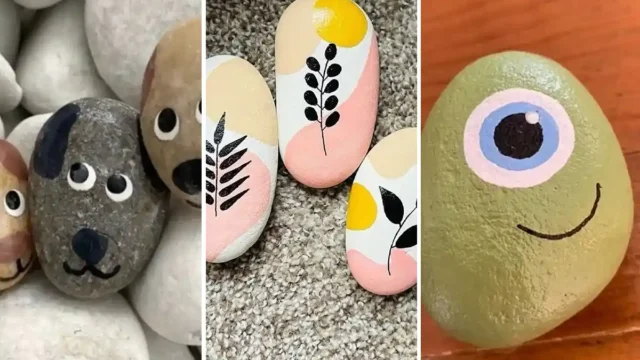 نقاشی روی سنگ یه دنیای ساده و قشنگ برای آدمای خلاقه و بهترین پزینه به عنوان گیفت
