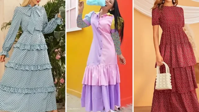 پیراهن چین دار زنانه بهترین انتخاب برای خانم‌هایی که می‌خواهند در هر موقعیتی شیک و راحت به نظر برسند.