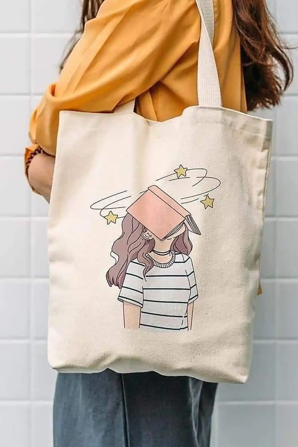 نقاشی روی ساک پارچه ای