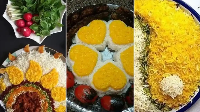 ایده های ساده ولی شیک تزیین برنج مجلسی خفن