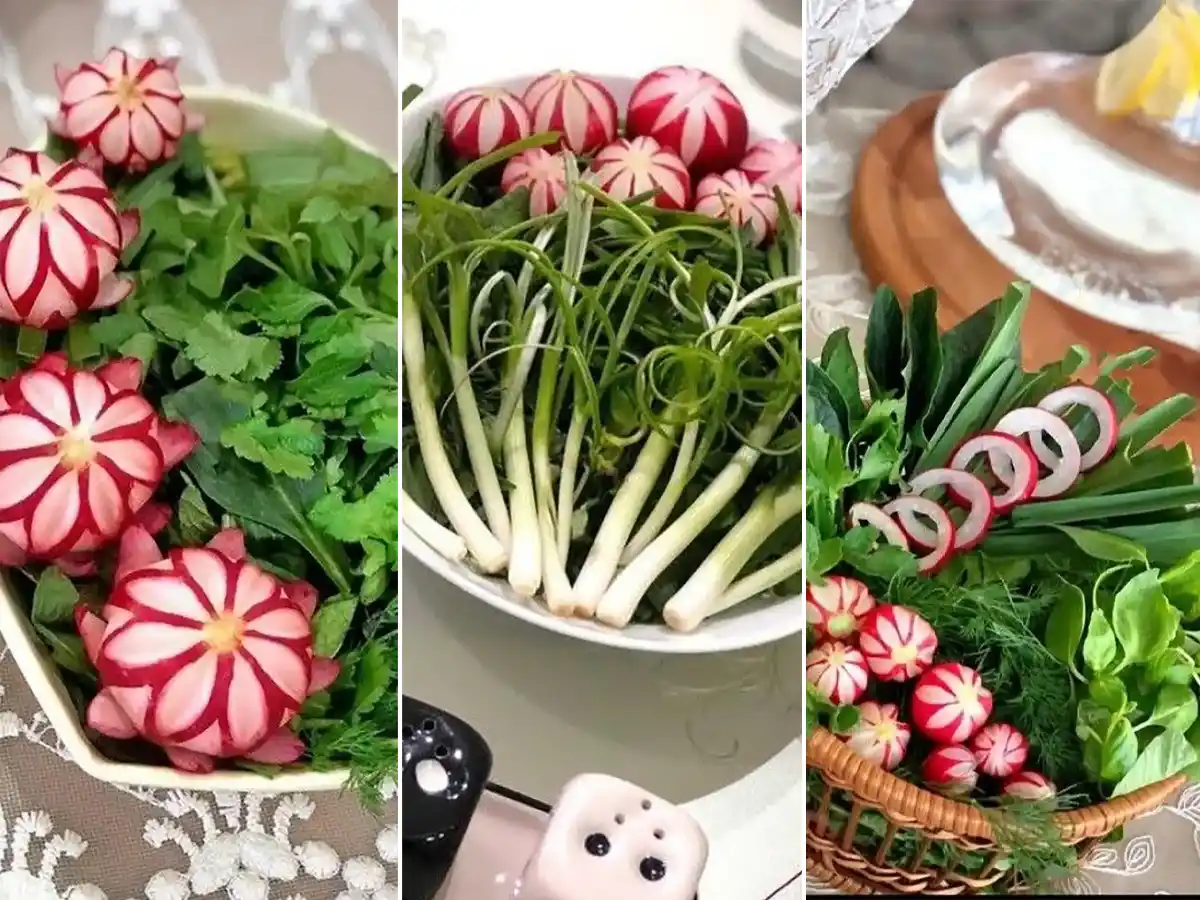 تزیین سبزی خوردن برای سفره عقد تزیین سبزی خوردن در سبد تزیین سبزی خوردن برای سفره افطار تزیین سبزی خوردن تک نفره تزیین سبزی خوردن ساده تزیین سبزی خوردن با تربچه 