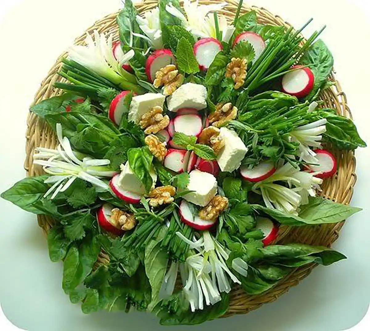 تزیین سبزی خوردن برای سفره عقد تزیین سبزی خوردن در سبد تزیین سبزی خوردن برای سفره افطار تزیین سبزی خوردن تک نفره تزیین سبزی خوردن ساده تزیین سبزی خوردن با تربچه 