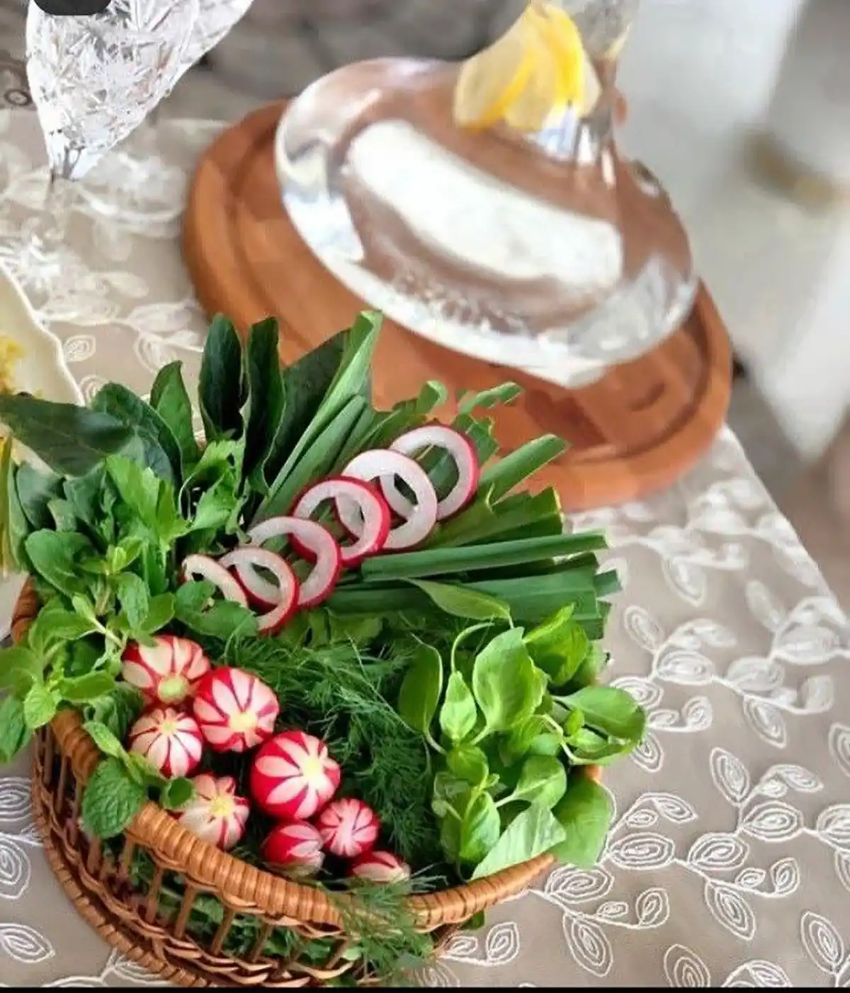 تزیین سبزی برای مهمونی
