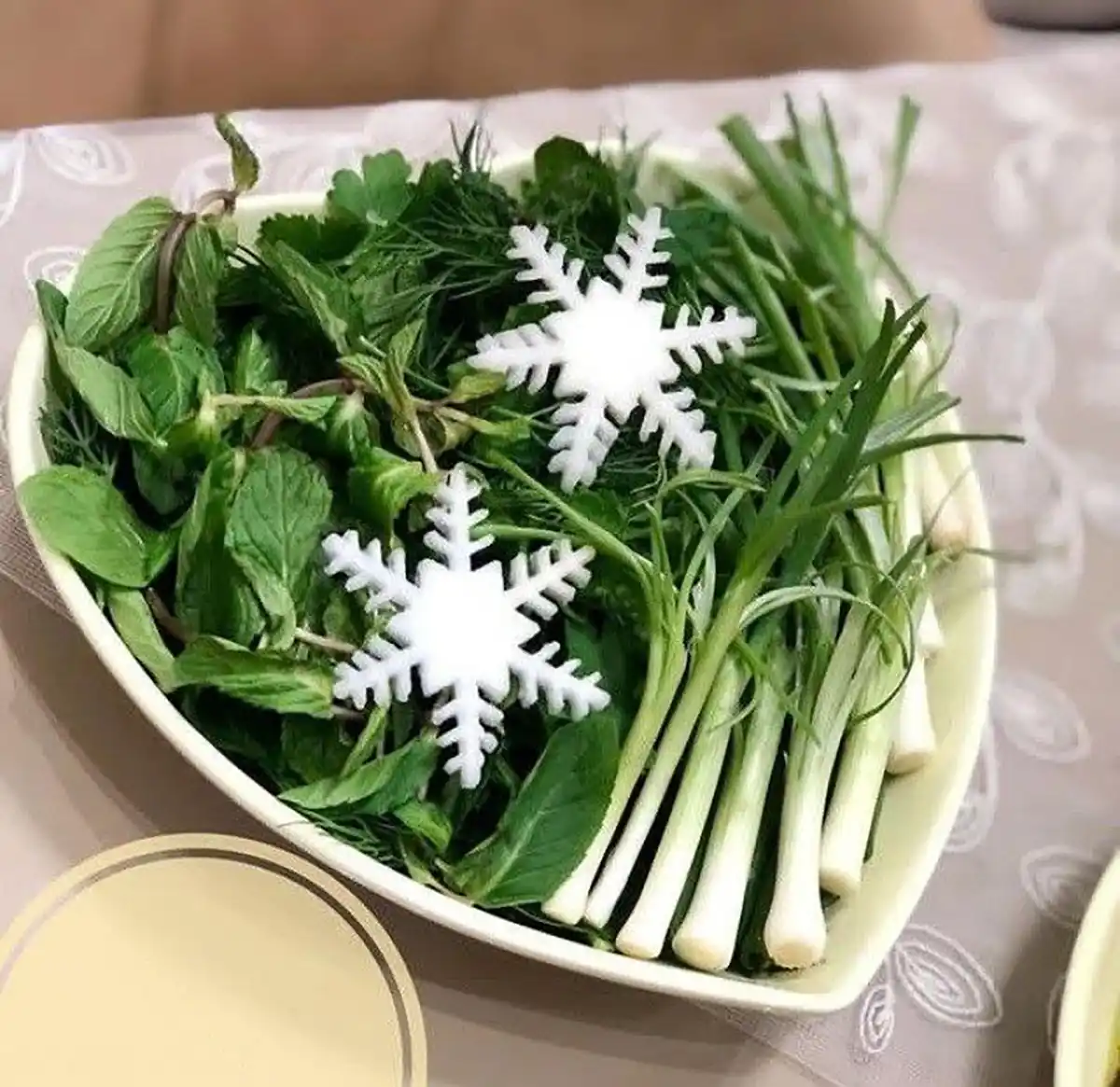 تزیین سبزی برای مهمونی