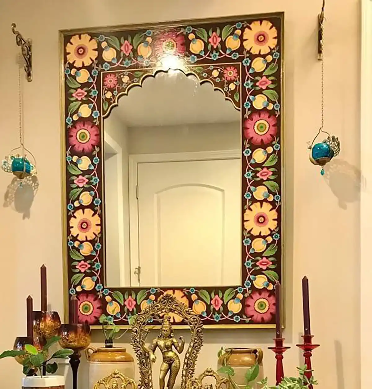 مدل آینه دیواری سنتی 