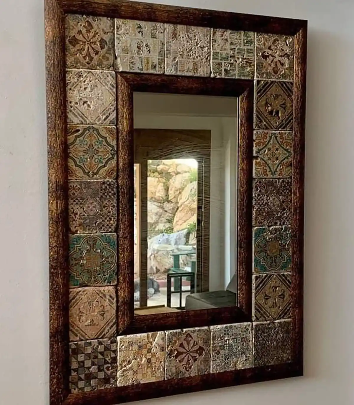 مدل آینه دیواری سنتی 