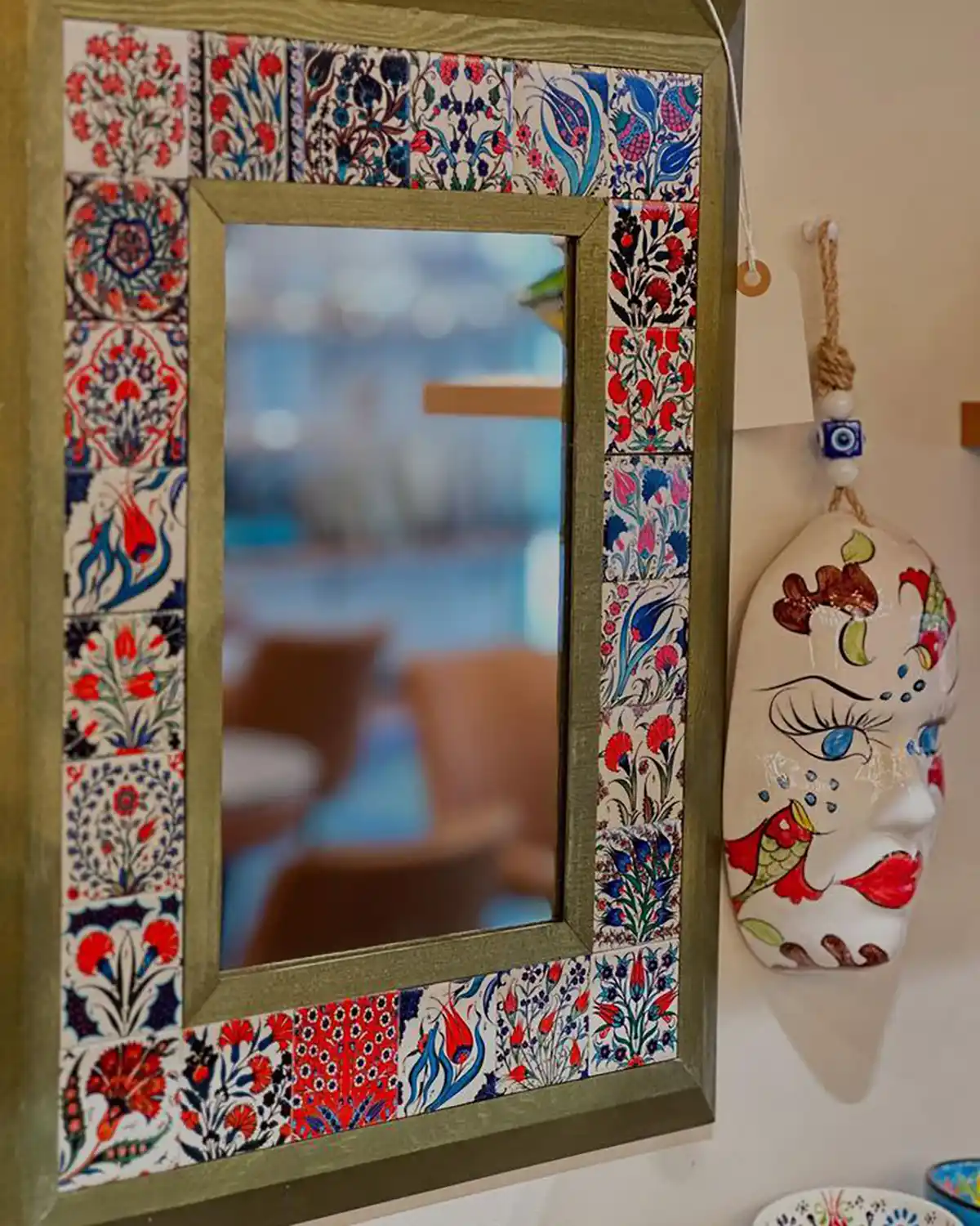 مدل آینه دیواری سنتی 