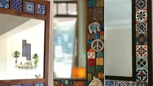مدل آینه دیواری سنتی | وقتی هر نگاه به آینه تبدیل می‌شه به یه سفر کوچیک توی فرهنگ قدیمی