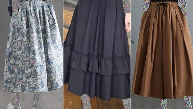 دامن بلند چین دار | پیشنهاد رنگ و پارچه برای هر فصل و مراسمی که بخوای خاص و خوش‌تیپ باشی