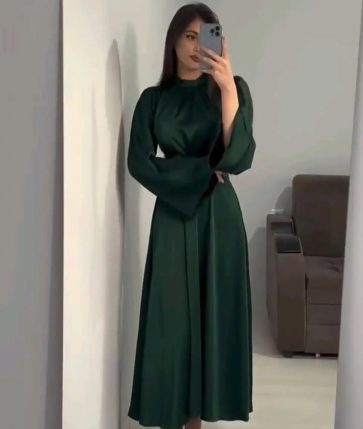 پیراهن مجلسی سبز