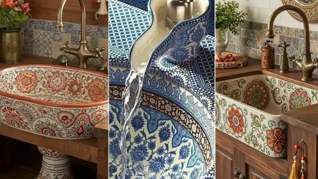 روشویی گل دار سنتی | یه انتخاب هنری و خوش‌رنگ برای دکوراسیون‌هایی که دنبال حس ایرانی و اصالتن
