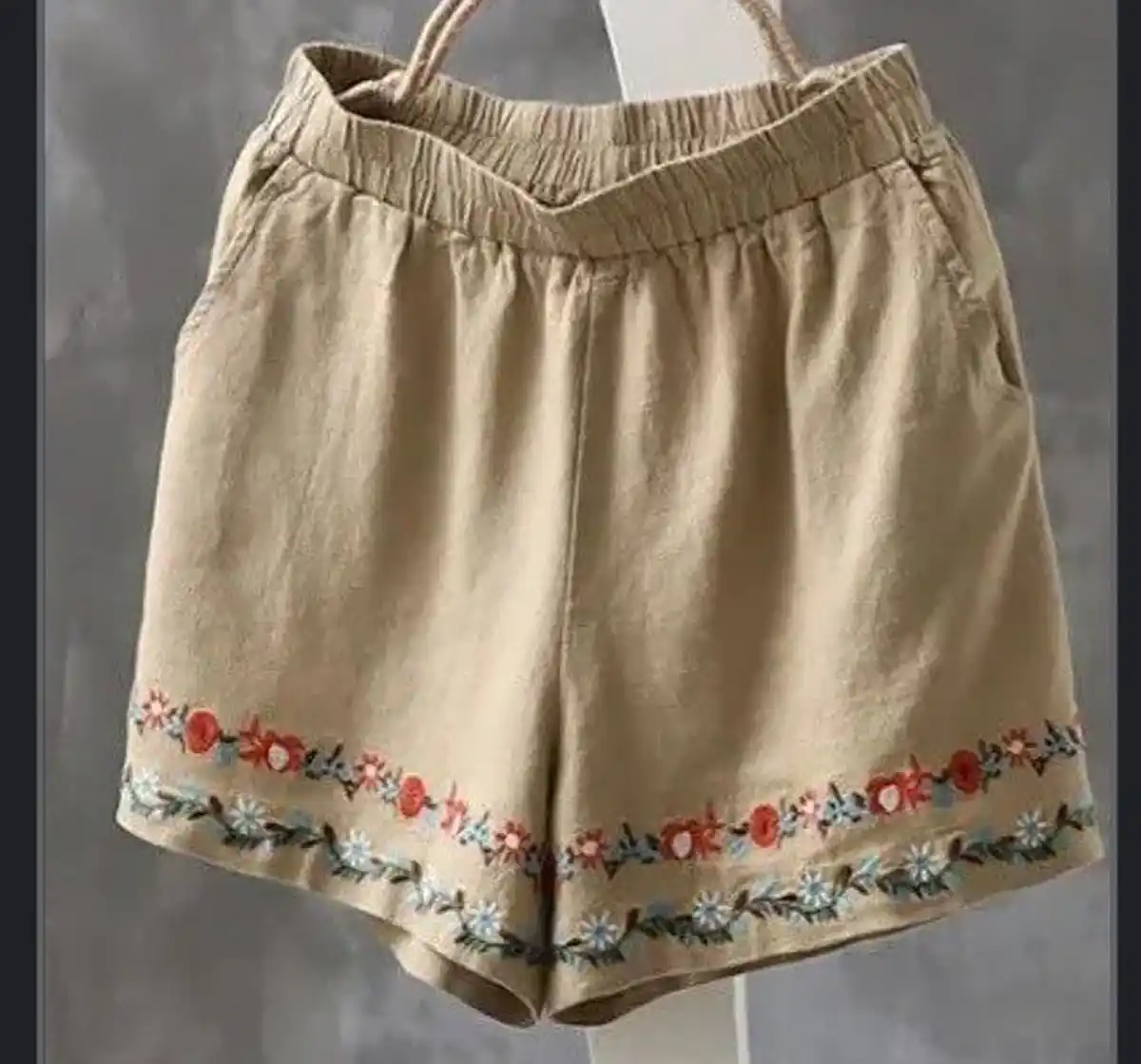 شلوارک گلذوزی شده