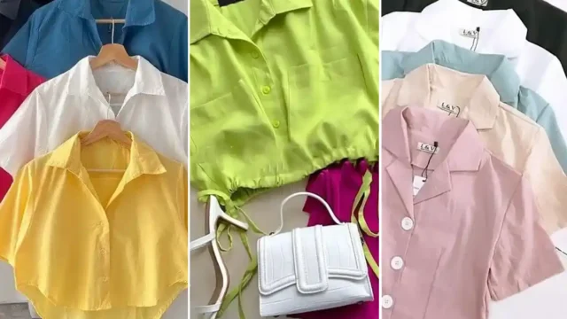 شومیز کراپ تابستونی | از رنگای ملیح و خنک تا طرح‌های خاص و فانتزی برای سلیقه‌های مختلف