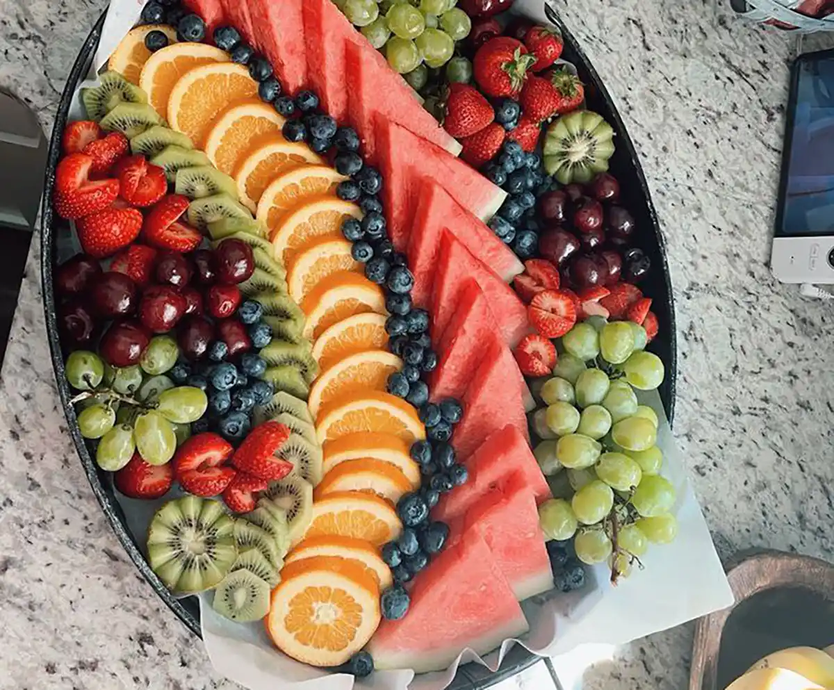 تزیین سینی میوه