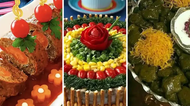 تزیین غذا خونگی |  زیباترین ایده‌ها برای مدرسه و مهمانی