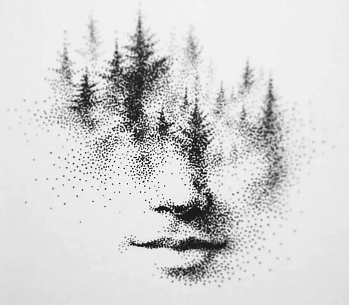 مدل نقاشی با نقطه