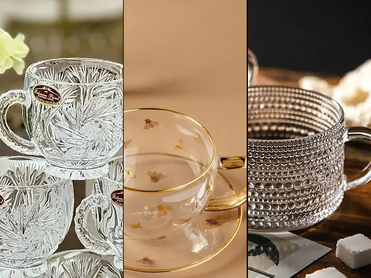 فنجان شیشه ای جدید فنجان شیشه ای دیجی کالا شیک ترین مدل استکان چای خوری فنجان چای خوری کریستال دیجی کالا لیوان شیشه ای شیک مدل استکان چای خوری جدید 