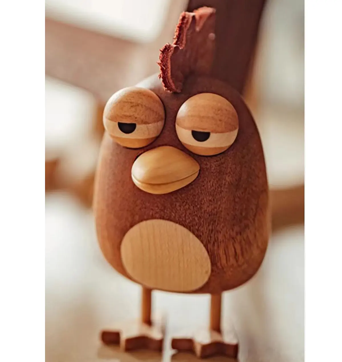مجسمه حیوانات چوبی