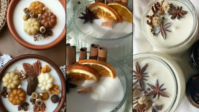 مدل شمع تزیینی و شمع‌های معطر | وقتی بوی خوش گل یا وانیل می‌تونه کل خونه رو پر کنه